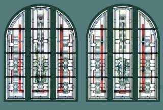 Entwürfe zu den Fenstern im Altarraum von St. Marien, Sande